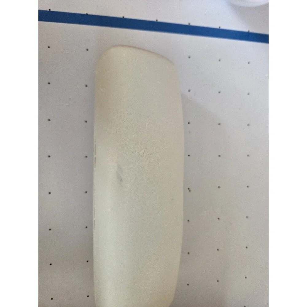 Eyeglasses Case Anne Klein Clamshell White Faux Leather Hard‎ Case Fashion